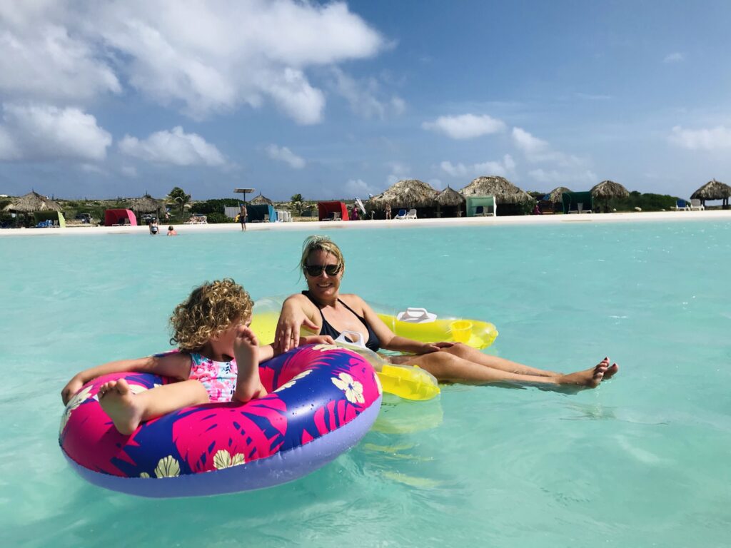 Floating at Baby Beach
