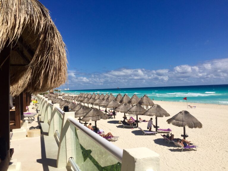 beach in hotel zone