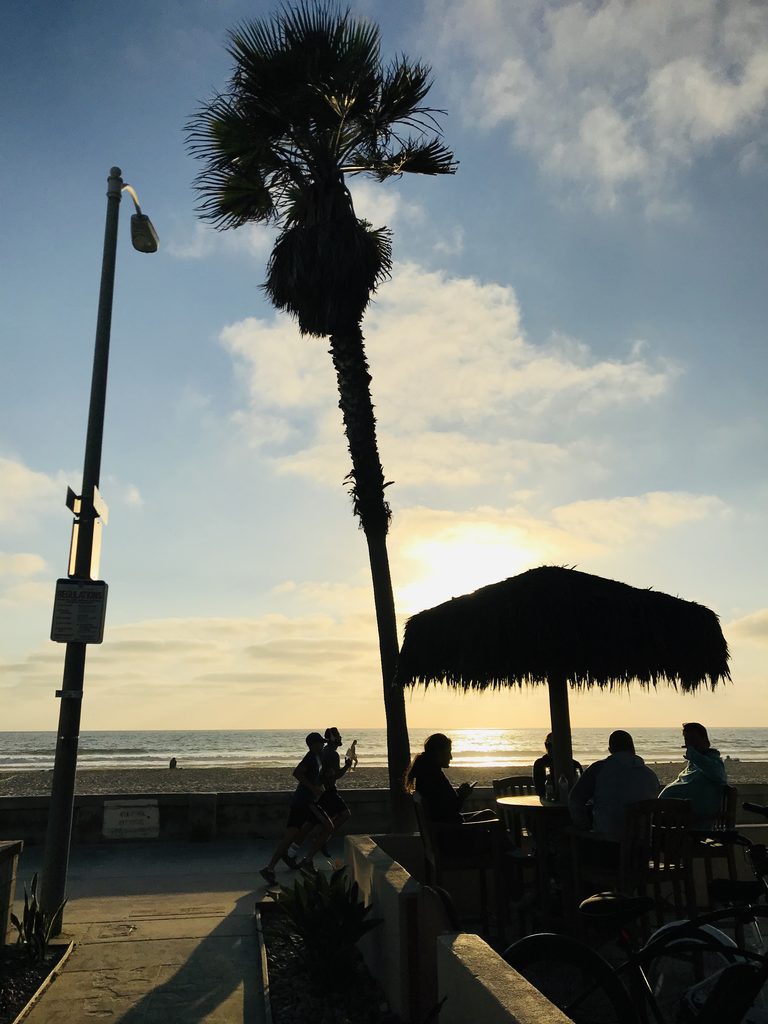 beautiful west coast sunset