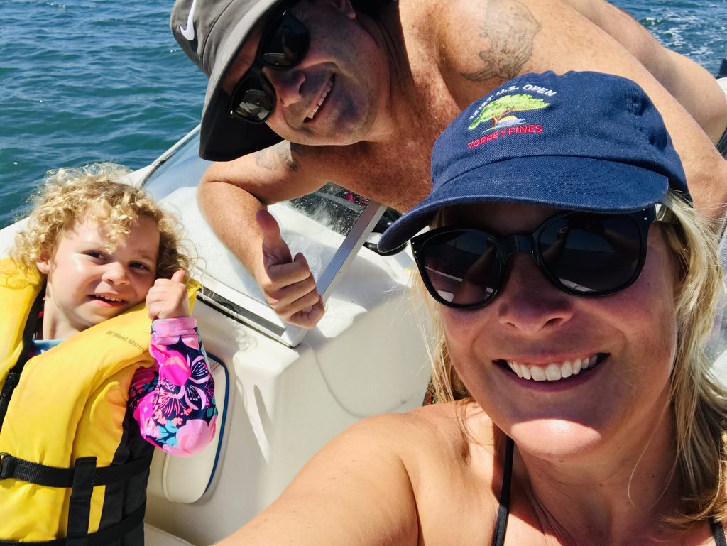 fun out on a boat